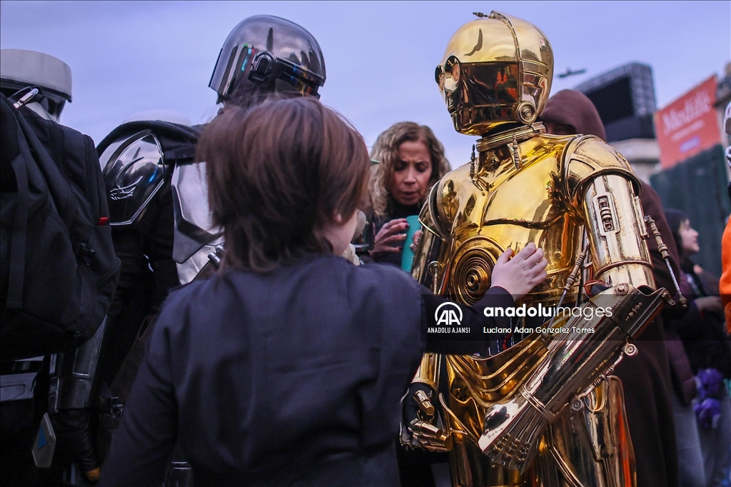 Star Wars filmi hayranları Buenos Aires'te bir araya geldi