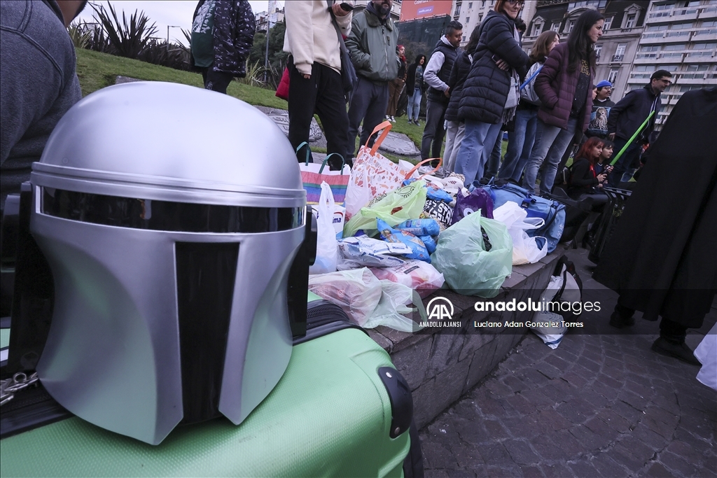 Star Wars filmi hayranları Buenos Aires'te bir araya geldi