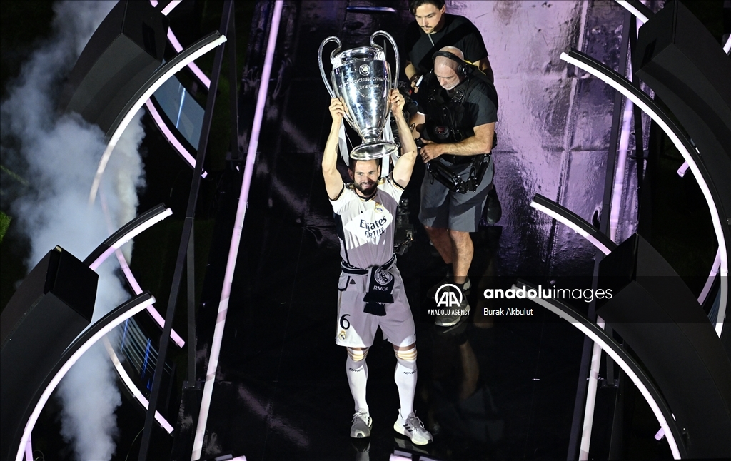 «Реал» празднует победу в Лиге Чемпионов