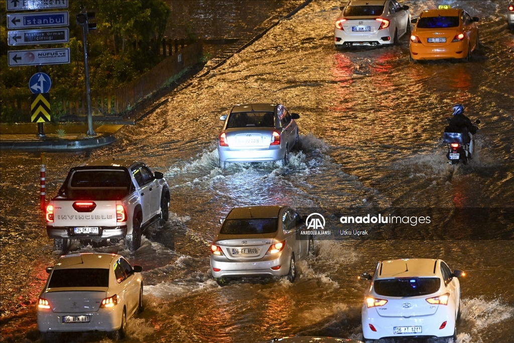 Ankara'da yağmur