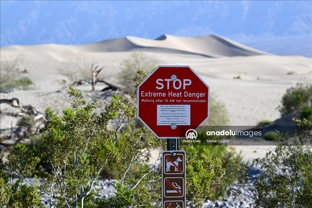 Dünyanın en sıcak yerlerinden ABD'deki Death Valley'de sıcaklık 50 derece ölçüldü
