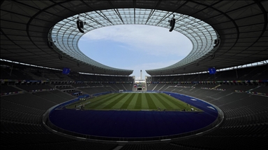 Preparations for Euro 2024 continue at the Olympic Stadium in Berlin