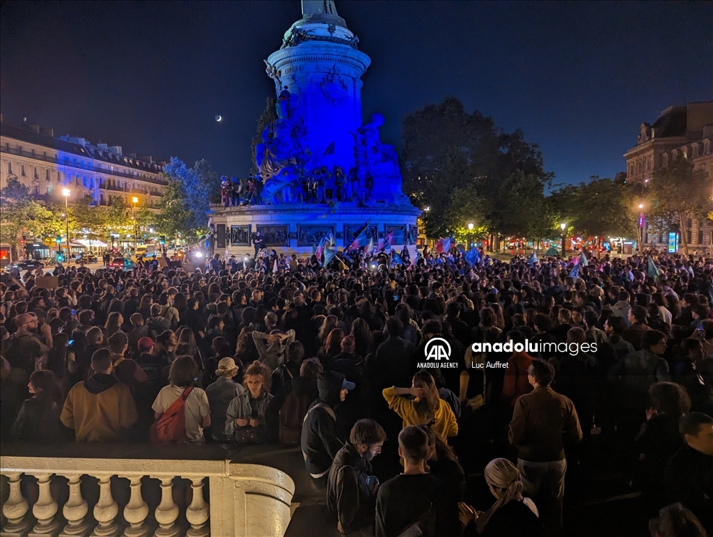 Крайне правые партии, победившие на выборах в Европарламент во Франции, подверглись протестам