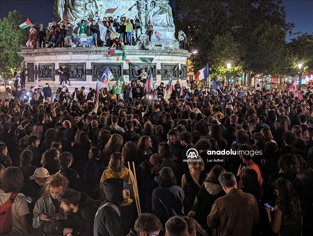 Крайне правые партии, победившие на выборах в Европарламент во Франции, подверглись протестам