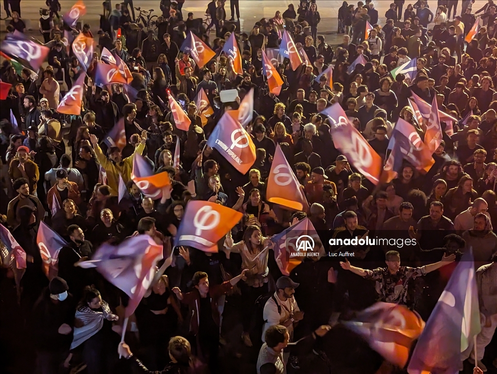 Крайне правые партии, победившие на выборах в Европарламент во Франции, подверглись протестам