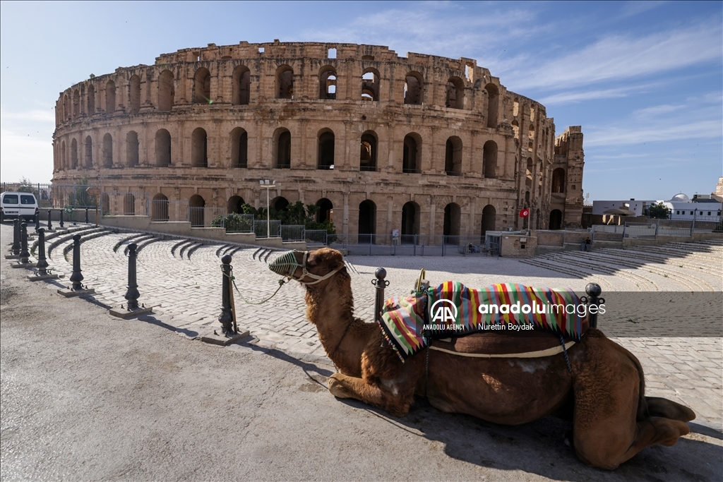 El Jem Amphitheater in Tunisia
