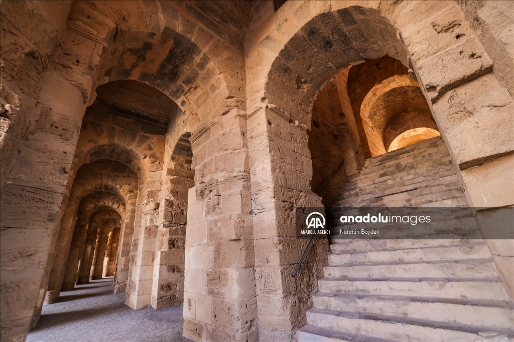 Amphithéâtre d'El Jem en Tunisie