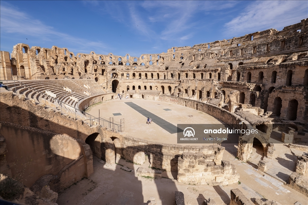Amphithéâtre d'El Jem en Tunisie