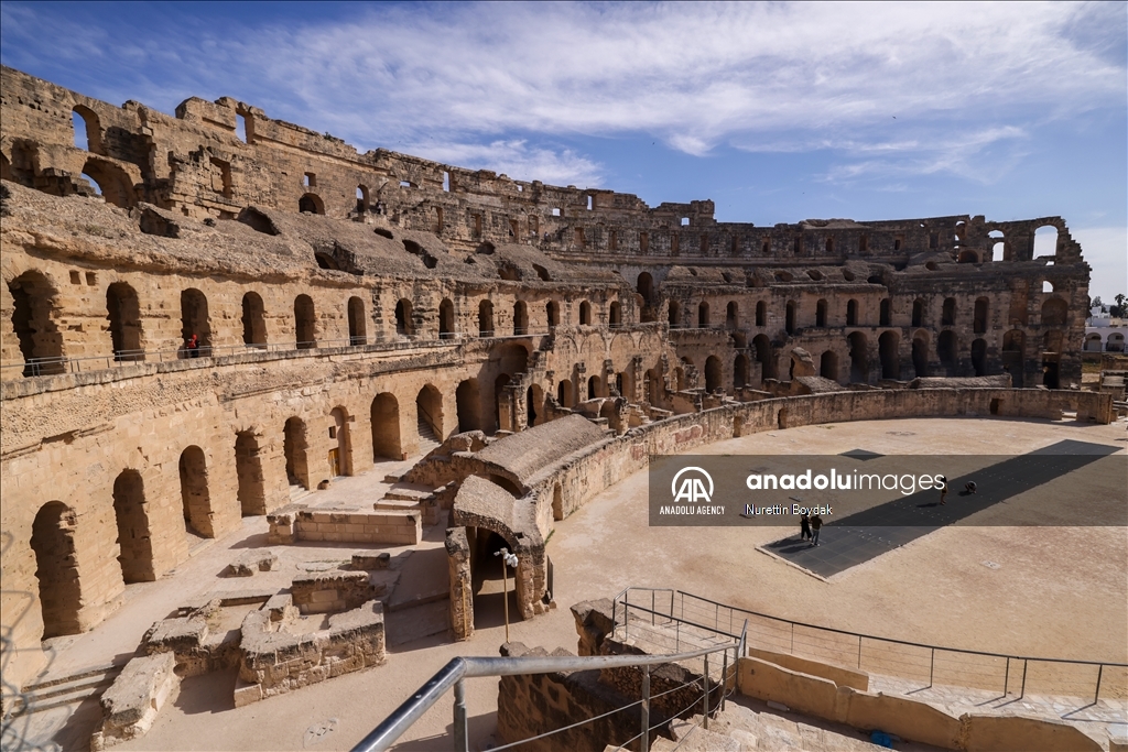 Amphithéâtre d'El Jem en Tunisie