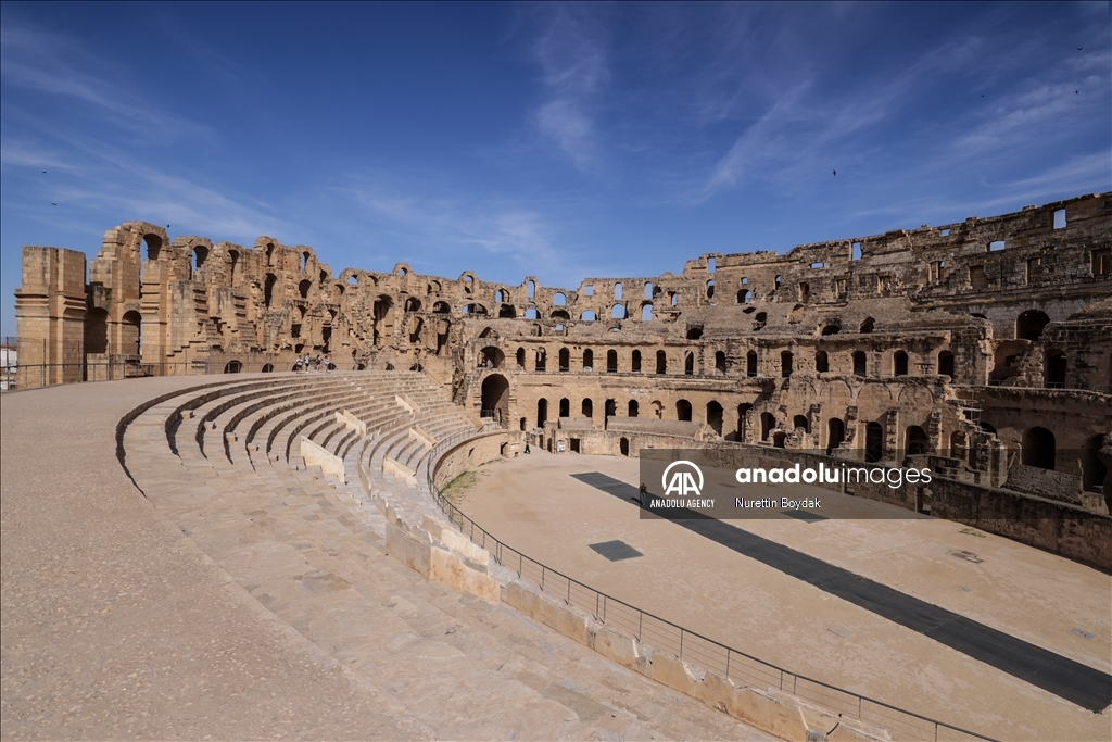Amphithéâtre d'El Jem en Tunisie