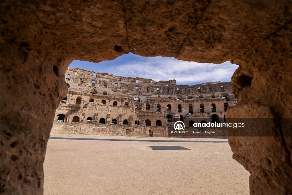 Amphithéâtre d'El Jem en Tunisie