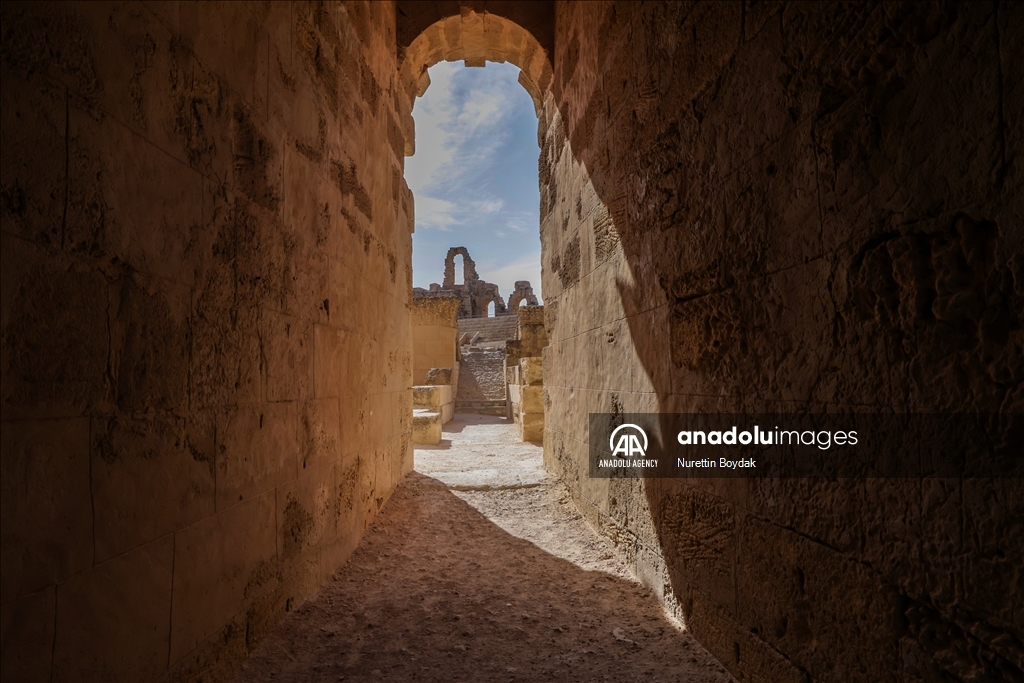 Amphithéâtre d'El Jem en Tunisie
