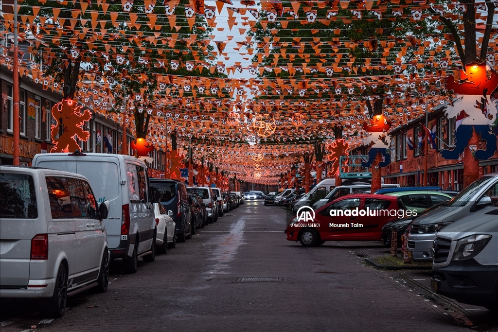 The most beautiful orange street in the Netherlands