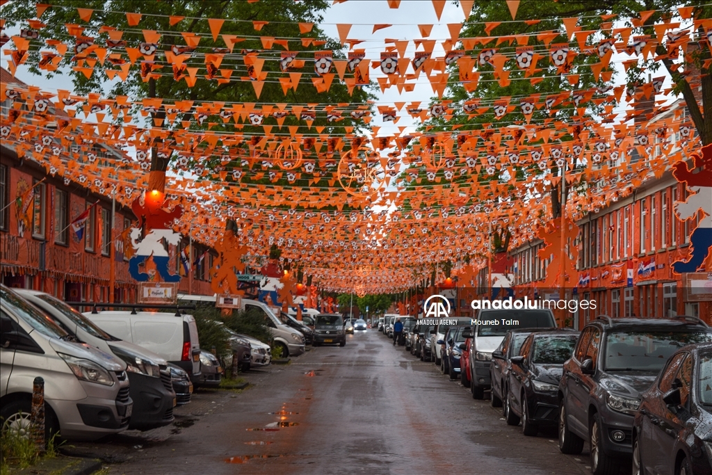The most beautiful orange street in the Netherlands