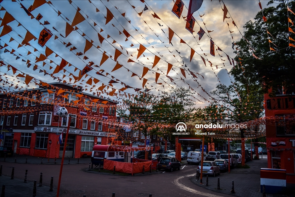 The most beautiful orange street in the Netherlands