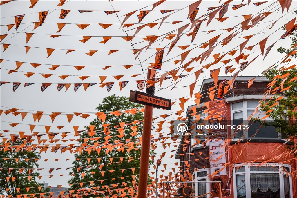 The most beautiful orange street in the Netherlands