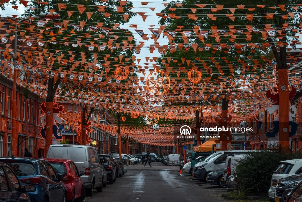 The most beautiful orange street in the Netherlands