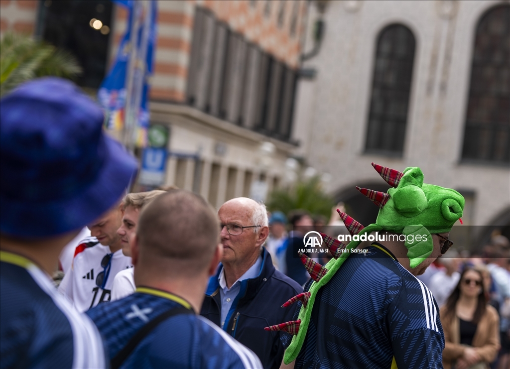 Münih'te EURO 2024 coşkusu yaşanıyor