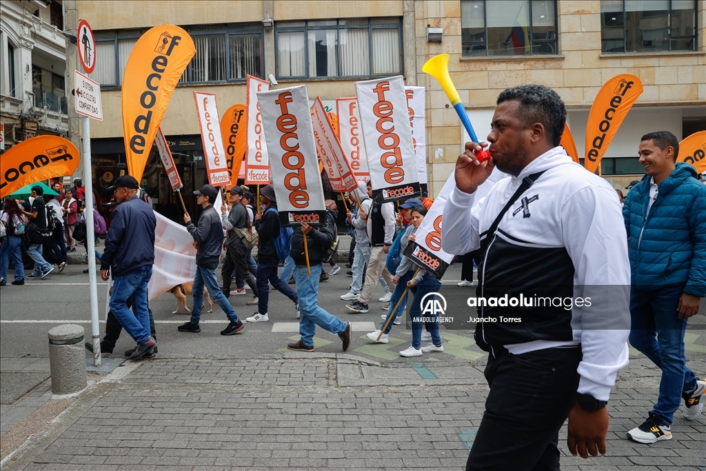 Colombian Teachers 'Takeover' Bogota as Strike 