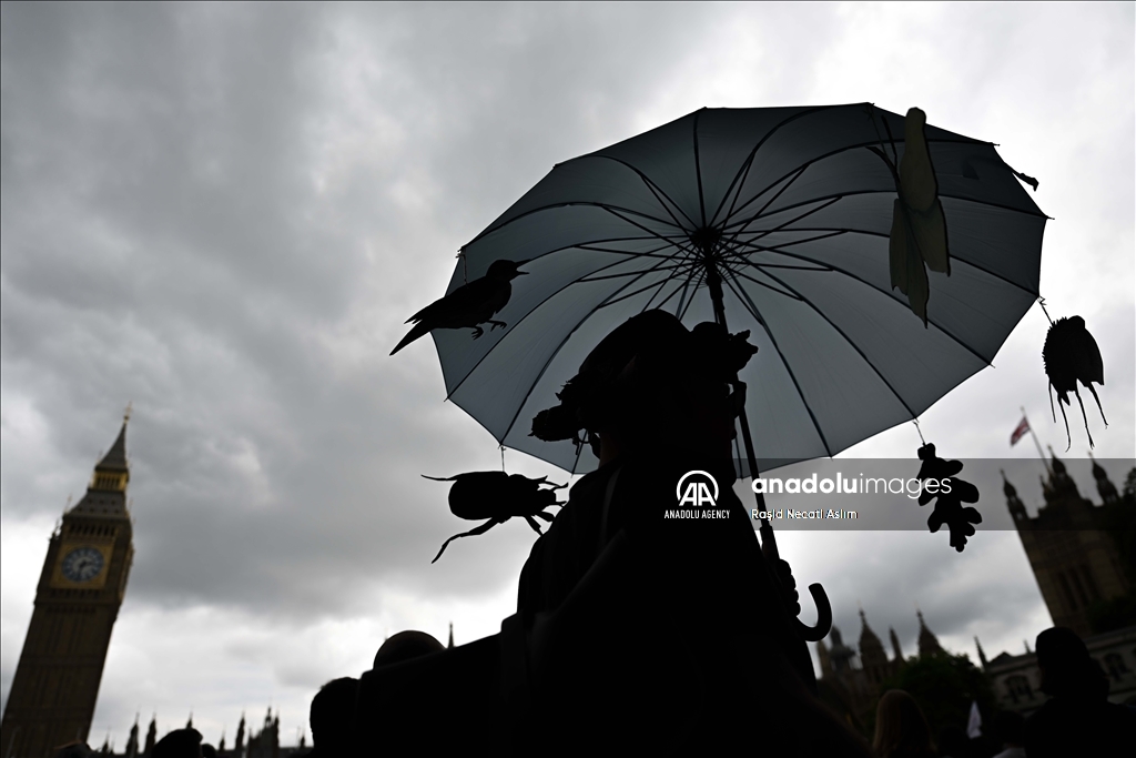 "Restore Nature Now" march by environmental activists in London