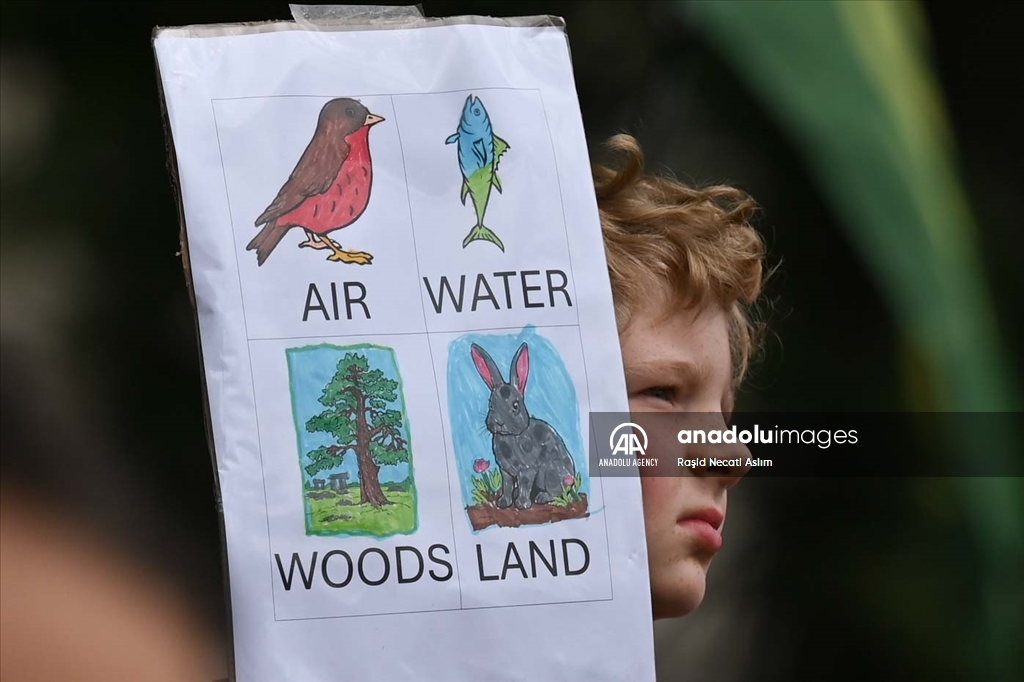 "Restore Nature Now" march by environmental activists in London