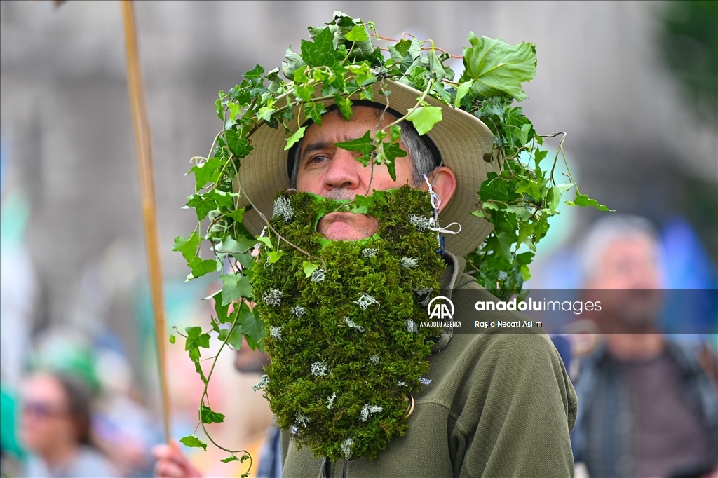 "Restore Nature Now" march by environmental activists in London