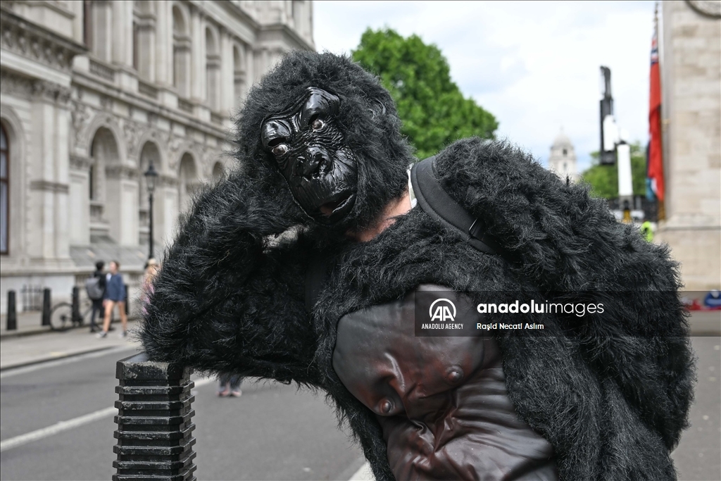 "Restore Nature Now" march by environmental activists in London