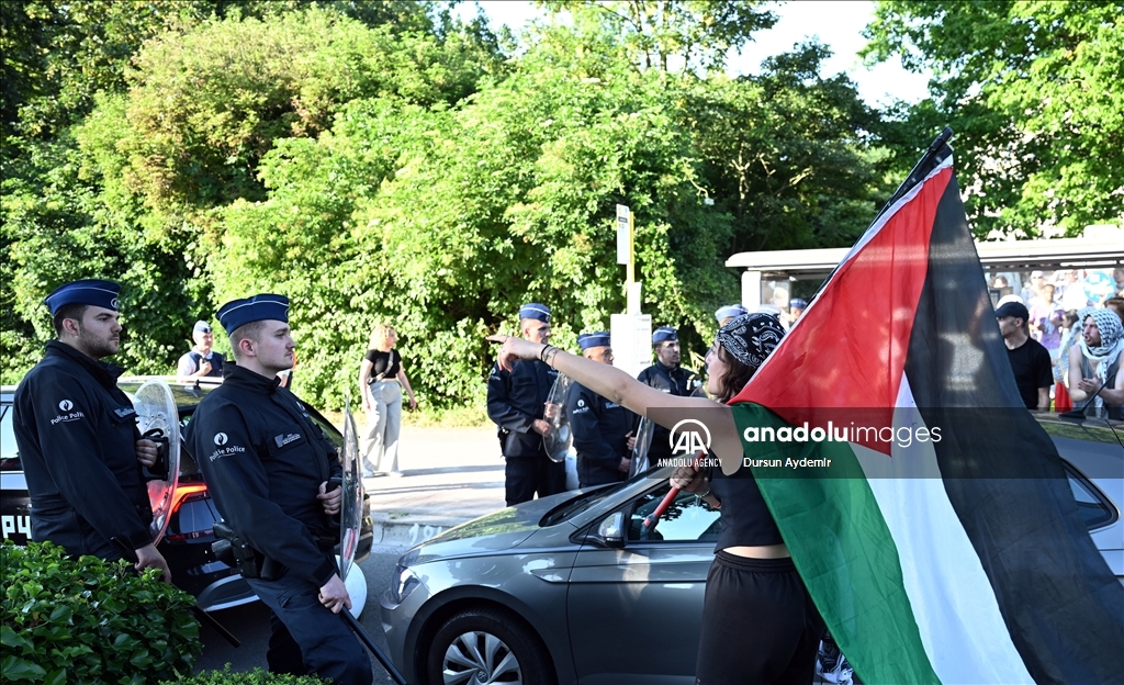 В Брюсселе не стихают протесты в поддержку Палестины