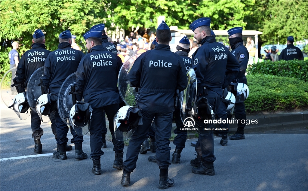 В Брюсселе не стихают протесты в поддержку Палестины