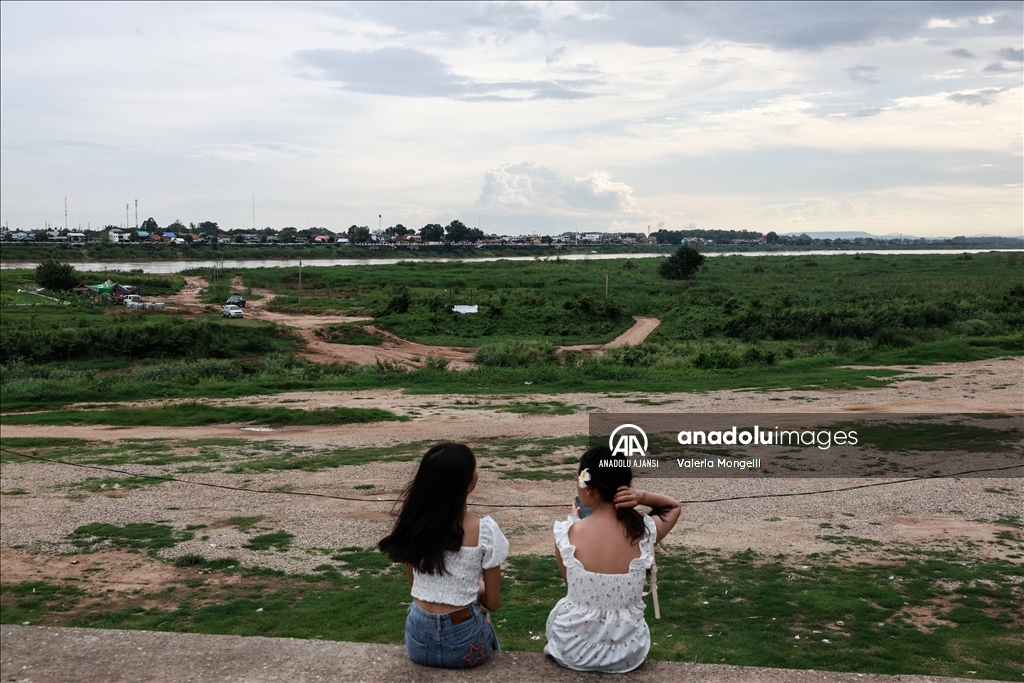 Laos'un başkenti Viyentiyan'da günlük yaşam