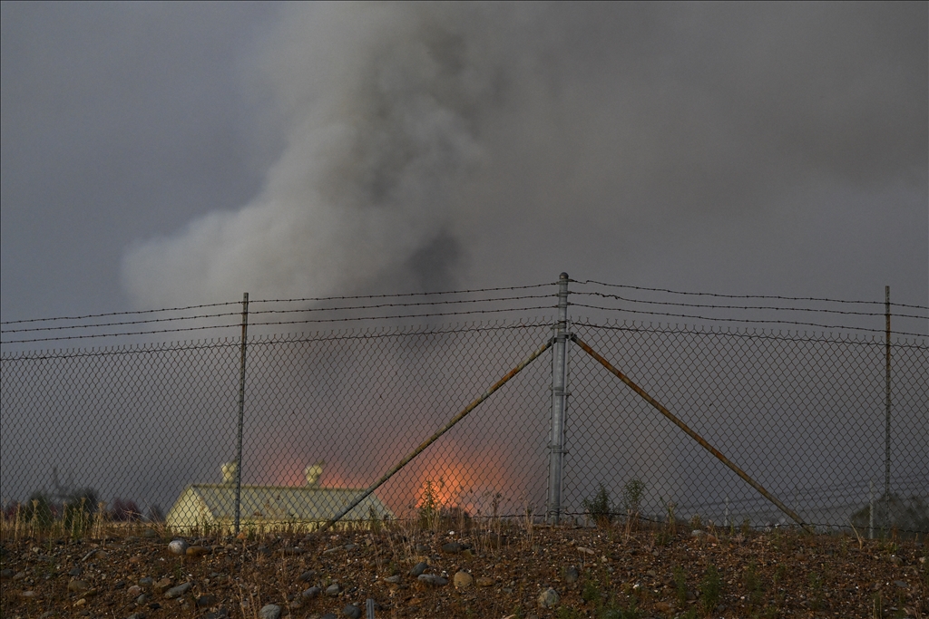 Thompson Fire: Wildfire in Butte County of California