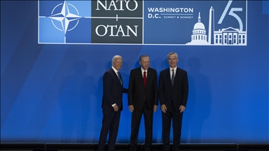 Turkish President Erdogan attends NATO summit in US