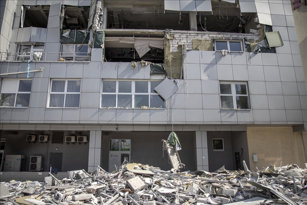 В ходе массированной ракетной атаки по Киеву пострадала детская больница