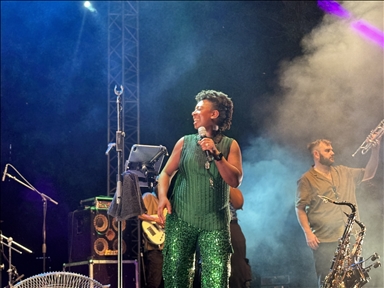 Британская саксофонистка Иоланда Браун выступила с концертом на 31-м Стамбульском джазовом фестивале