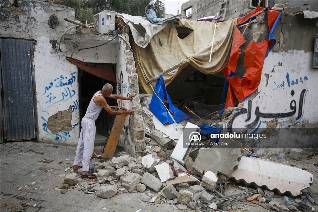 İsrail ordusu Maghazi Mülteci Kampı'na saldırı düzenledi