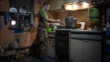 Ukrayna Ordusu'nun Siversk bölgesi yakınlarındaki cephe hattında askeri hareketliliği sürüyor