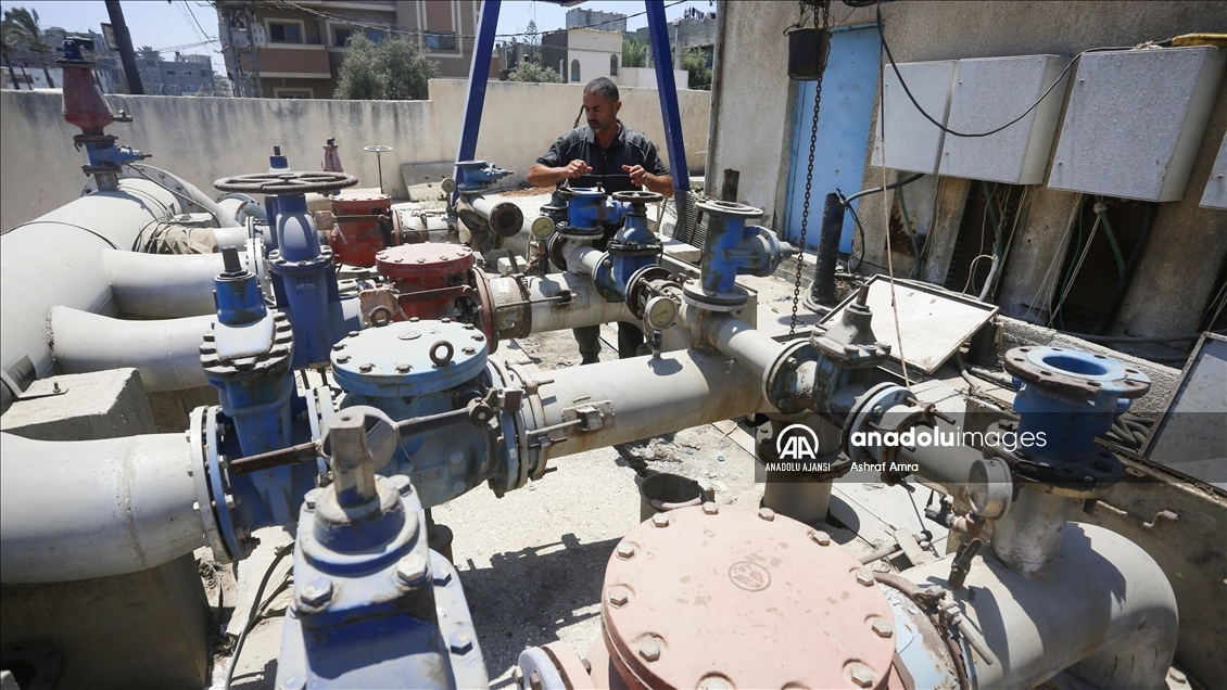 Gazze'nin Deyr Belah kentinde altyapı hizmetleri durma noktasına geldi