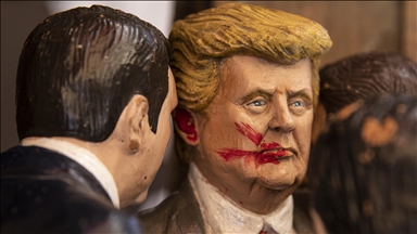 Donald Trump suikast girişimi heykelcik haline getirildi