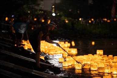 Фестиваль плавающих фонарей в Нью-Джерси