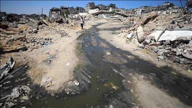 Gazze'de atık sularda bulunan çocuk felci virüsü Filistinli çocukların hayatını tehdit ediyor