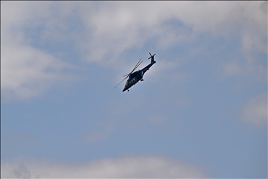 Турецкий вертолет GÖKBEY совершил второй полет на международном авиасалоне Фарнборо в Англии