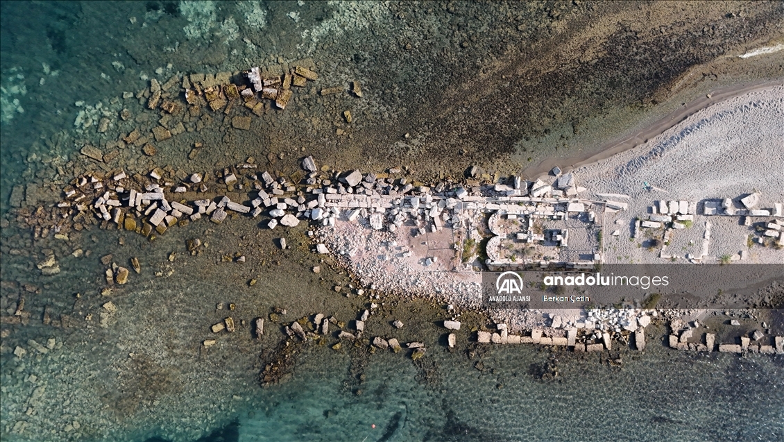 Anadolu kıyılarındaki "en iyi korunmuş" antik liman Teos