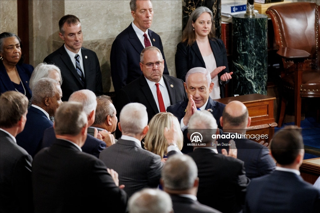 İsrail Başbakanı Netanyahu ABD Kongresinde konuştu