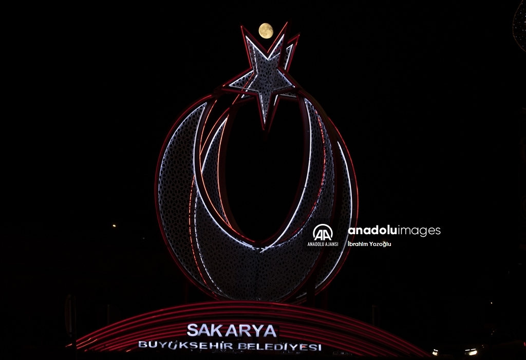 Sakarya’da dolunay