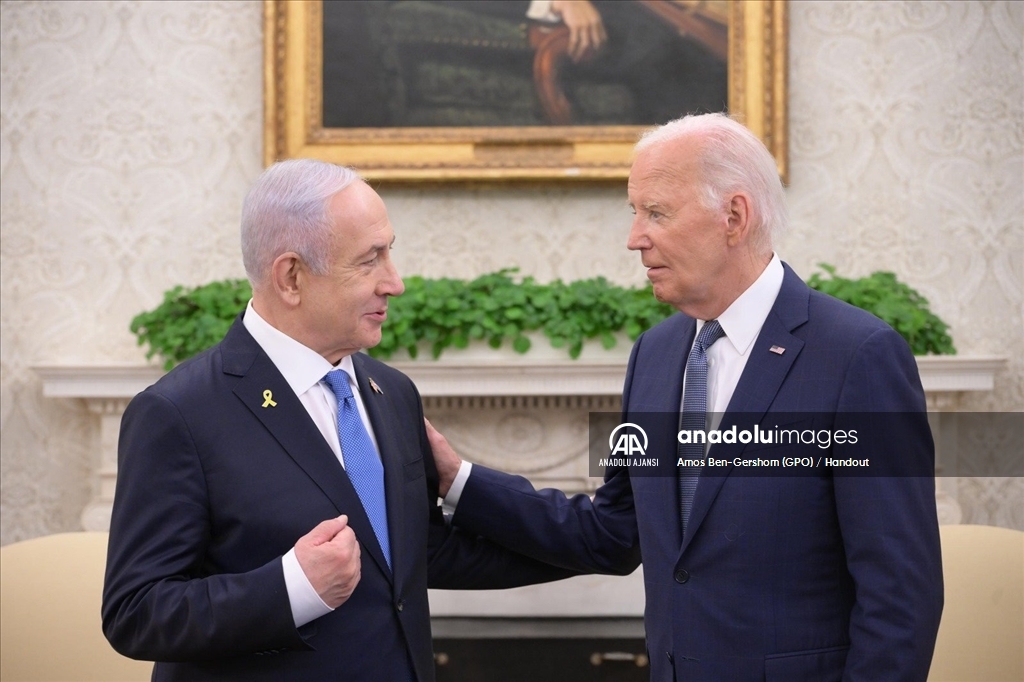 ABD Başkanı Biden, Beyaz Saray'da Netanyahu ile bir araya geldi