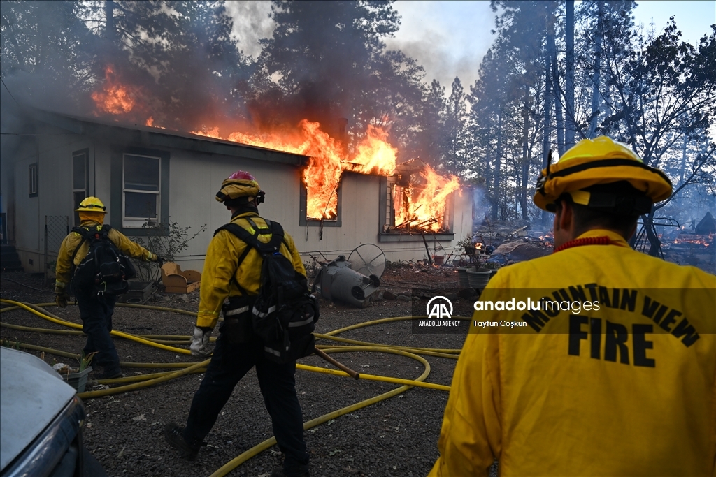 Park Fire: Wildfire in Chico of California