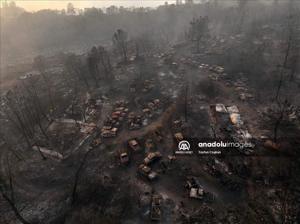 Park Fire: Wildfire in Chico of California