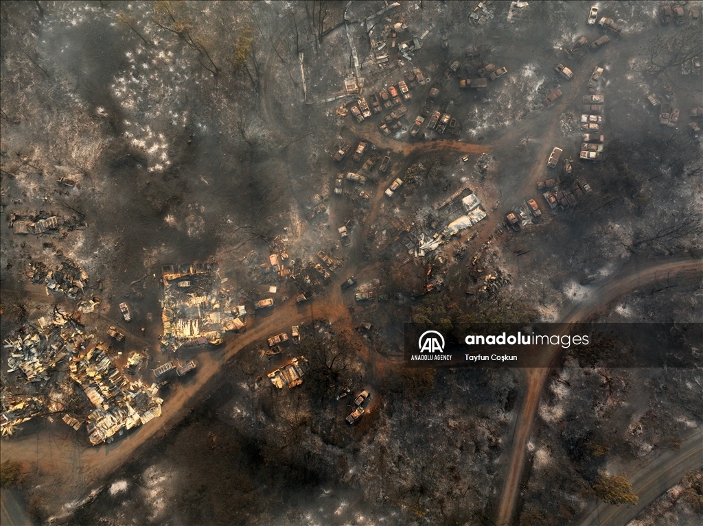 Park Fire: Wildfire in Chico of California