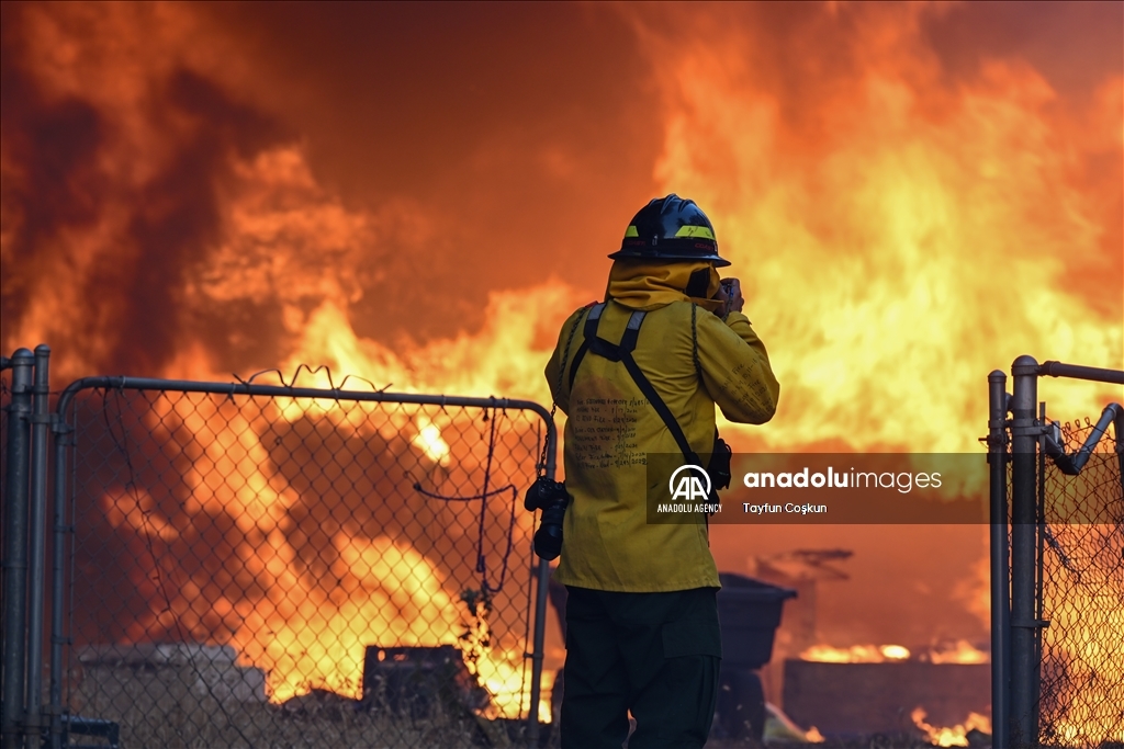 Park Fire: Wildfire in Chico of California