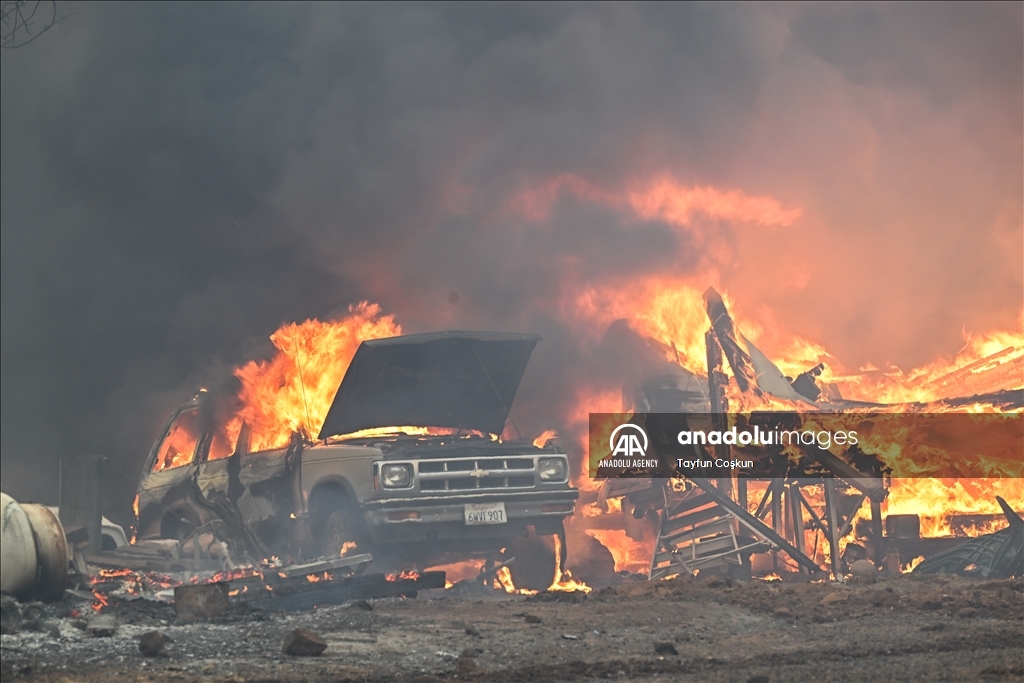 Park Fire: Wildfire in Chico of California